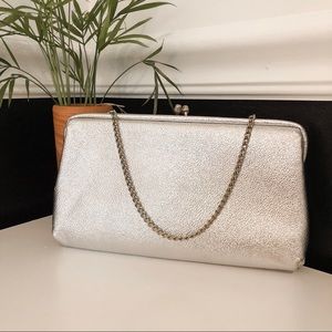 Silver Sparkly Classy Clutch/Handbag/Wristlet